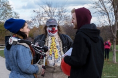 Tory Bykowski-Newton, DP; Douglas Bean, The Clown; Joe Goudreault, Director