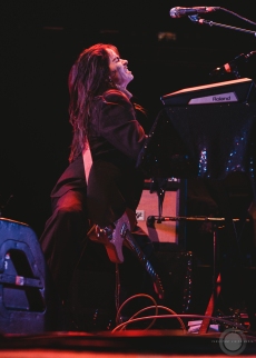 Le Butcherettes perform at a sold out show at The Sylvee in Madison, WI on November 12, 2019.